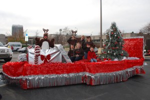 Parade Float with kids